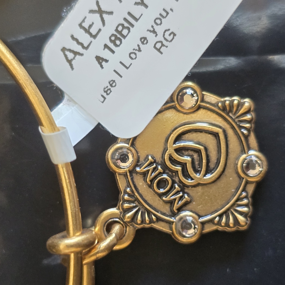 Alex and Ani Gold Charm Bracelet New - Picture 3 of 6